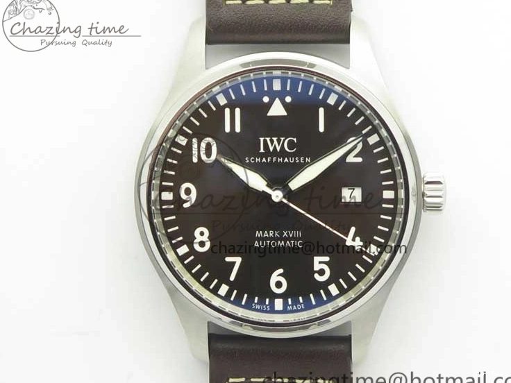 MIROTIME 0310 Practical MARK XVIII ANTOINE DE SAINT EXUPÉRY IW327003 SS MKS 1:1 Best Edition on Brown Leather MIYOTA 7193